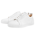 Classic Louboutin Red Bottoms White