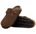 BIRKENSTOCK BOSTON SOFT FOOT BED - DARK BROWN