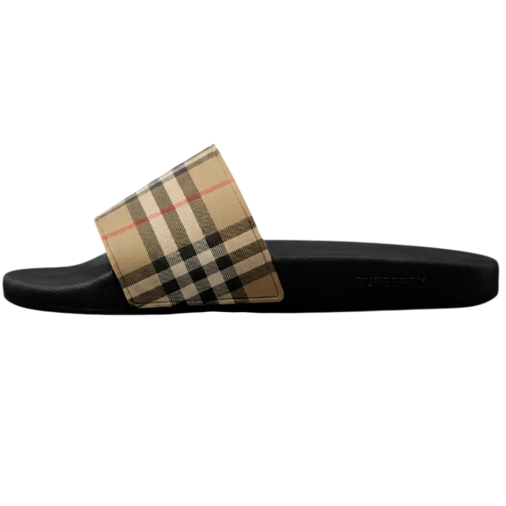 Burberry Check Slides